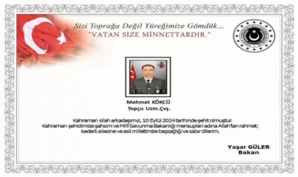 Malatyalı Uzman Çavuş İzmir’de Şehit Oldu