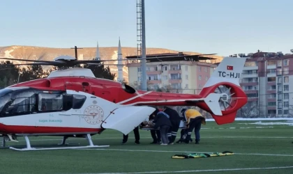 Malatya’da Hava Ambulansın Yoğun Mesaisi