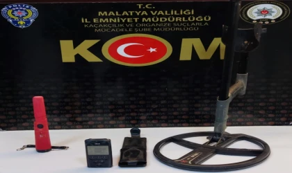 Malatya’da Tarihi Eser Kaçakçılarına Darbe